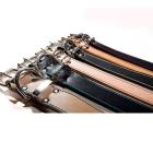 Wheel Stitched Wide Leather Collars